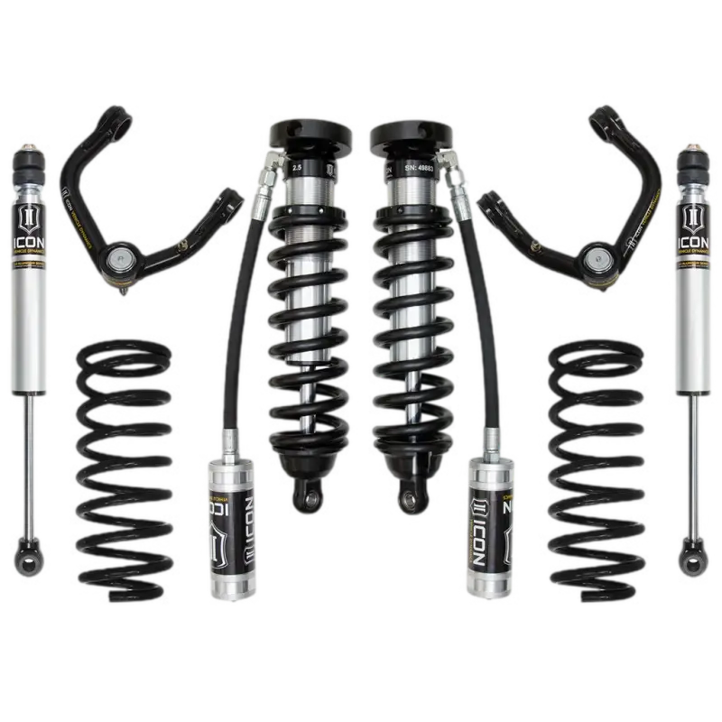 Truck suspension components featuring delta joints and control arms for 96-02 4Runner ICON Stage 3