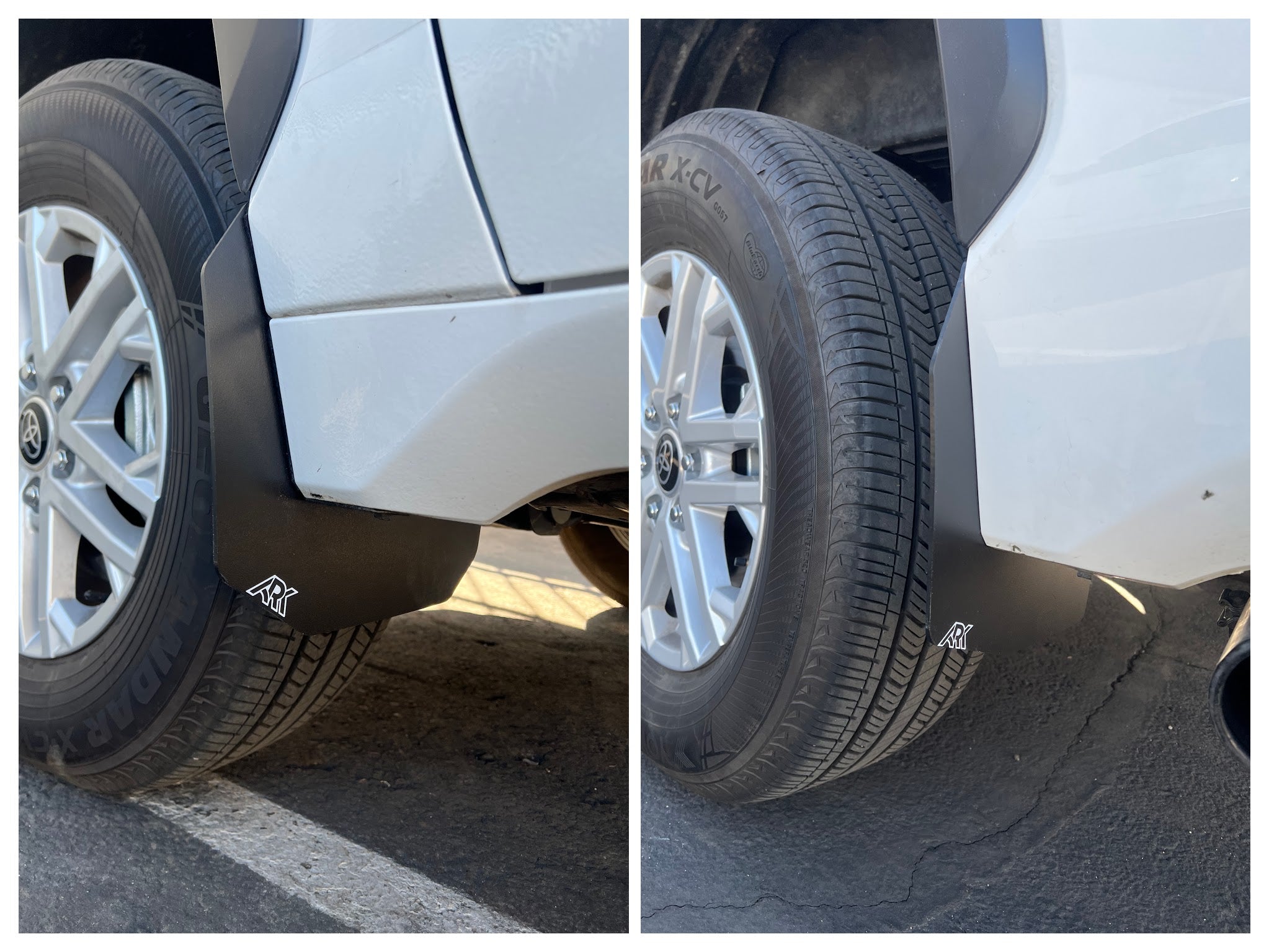 TriXPoly Mid Mud Flaps For 2022+ Toyota Tundra