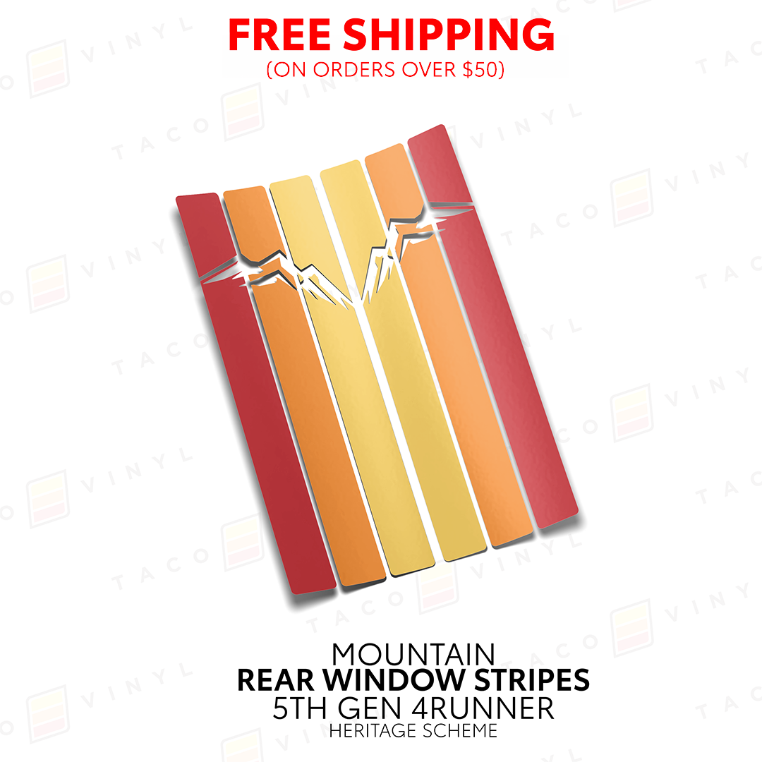 Rear Window Stripes For 4Runner