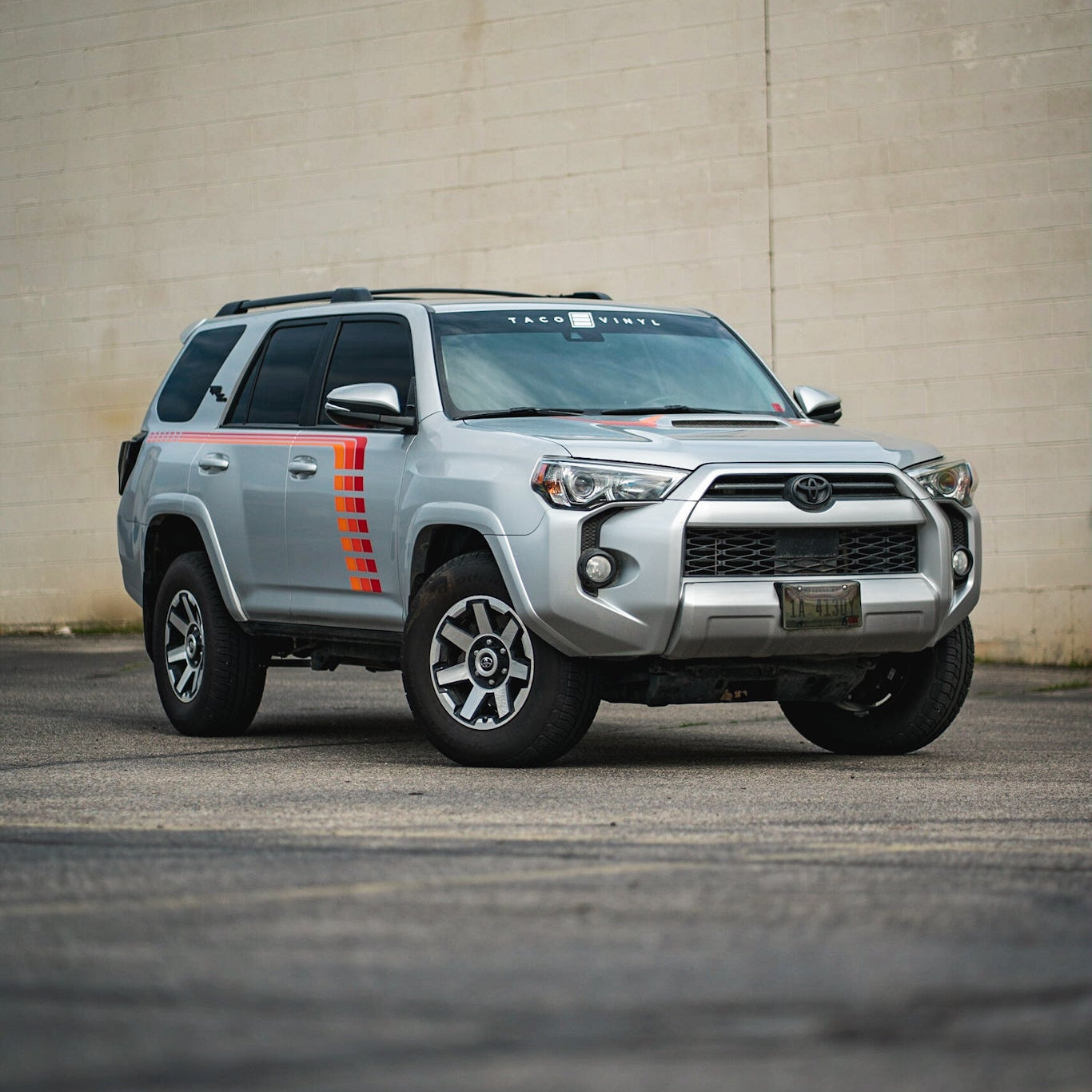 2010+  Checkered Stripe Kit For 4Runner