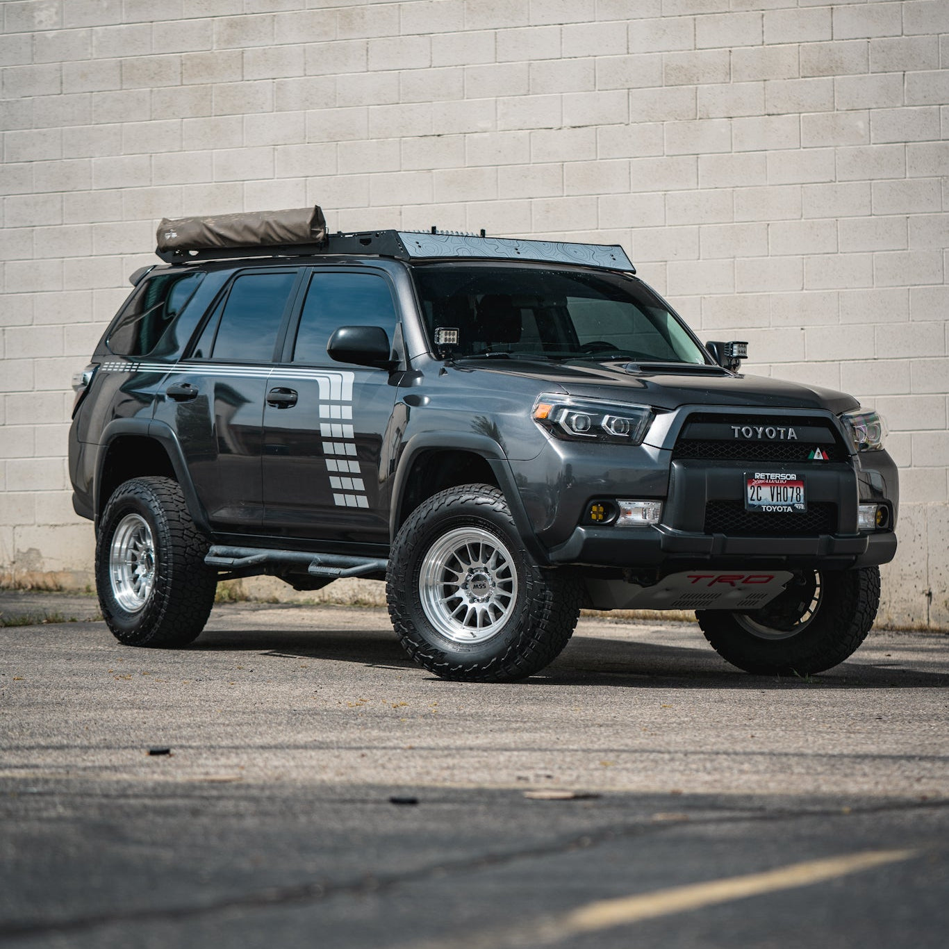 2010+  Checkered Stripe Kit For 4Runner