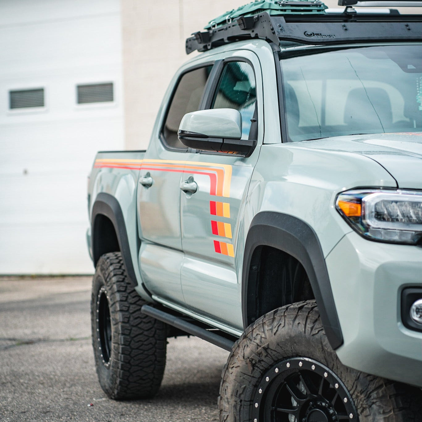 2016-23  Checkered Stripe Kit For Tacoma