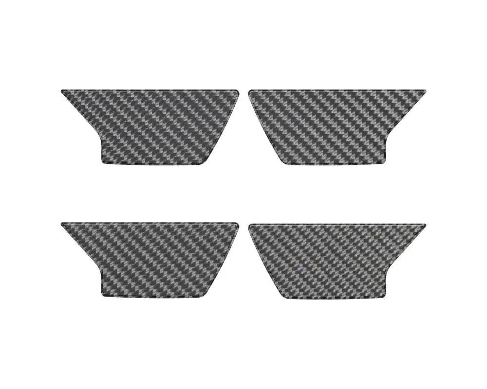 Carbon fiber interior door handle protectors for Ford Bronco Sport 2021-2024