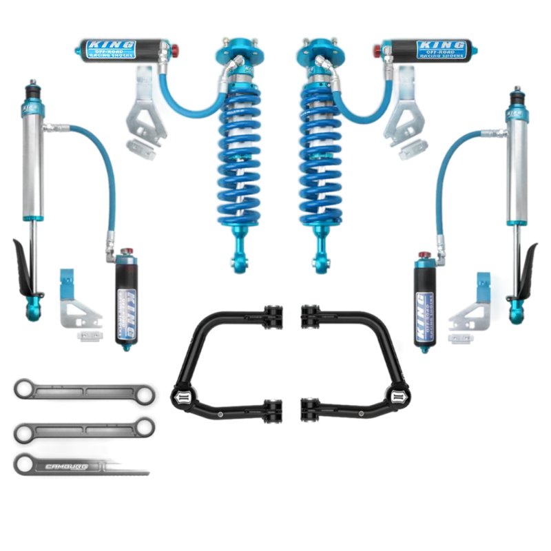 '22-23 Toyota Tundra King 2.5 RR Coilovers & Rear Shocks w/ Upper Arms & Trailing Arm Combo Kit