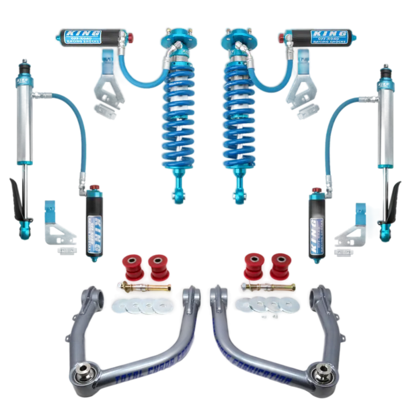 King 2.5 RR Coilovers & Rear Shocks w/ Upper Arms & Trailing Arm Package - 22-24 Tundra - Suspension > Kits >