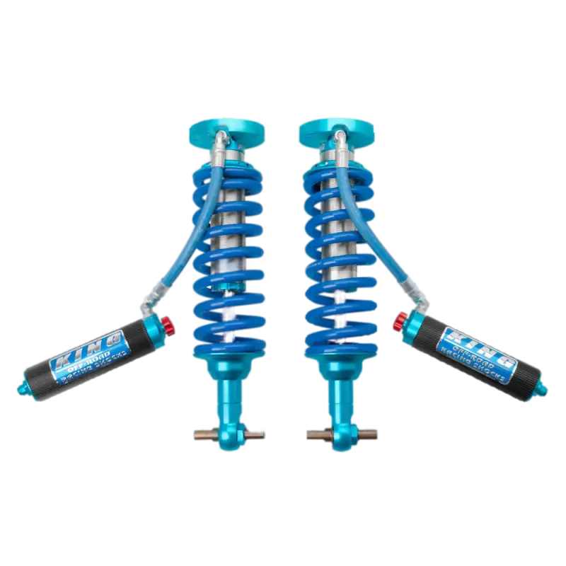 Performance front coilover kit for 2021-2023 Chevy/GMC Tahoe, Suburban, Yukon; features 3-inch lift and compatibility with 35-inch tires.