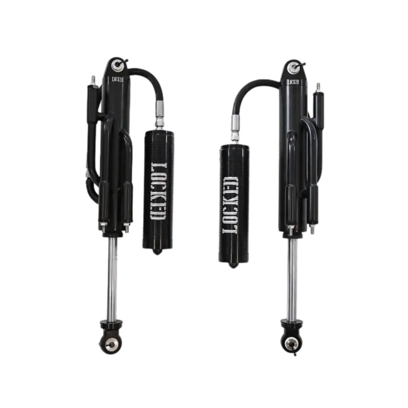 Kit Specific 2.5 Bypass off-road shocks with durable black finish, designed for long travel suspension kits. Built for rugged performance with 16-week lead time.