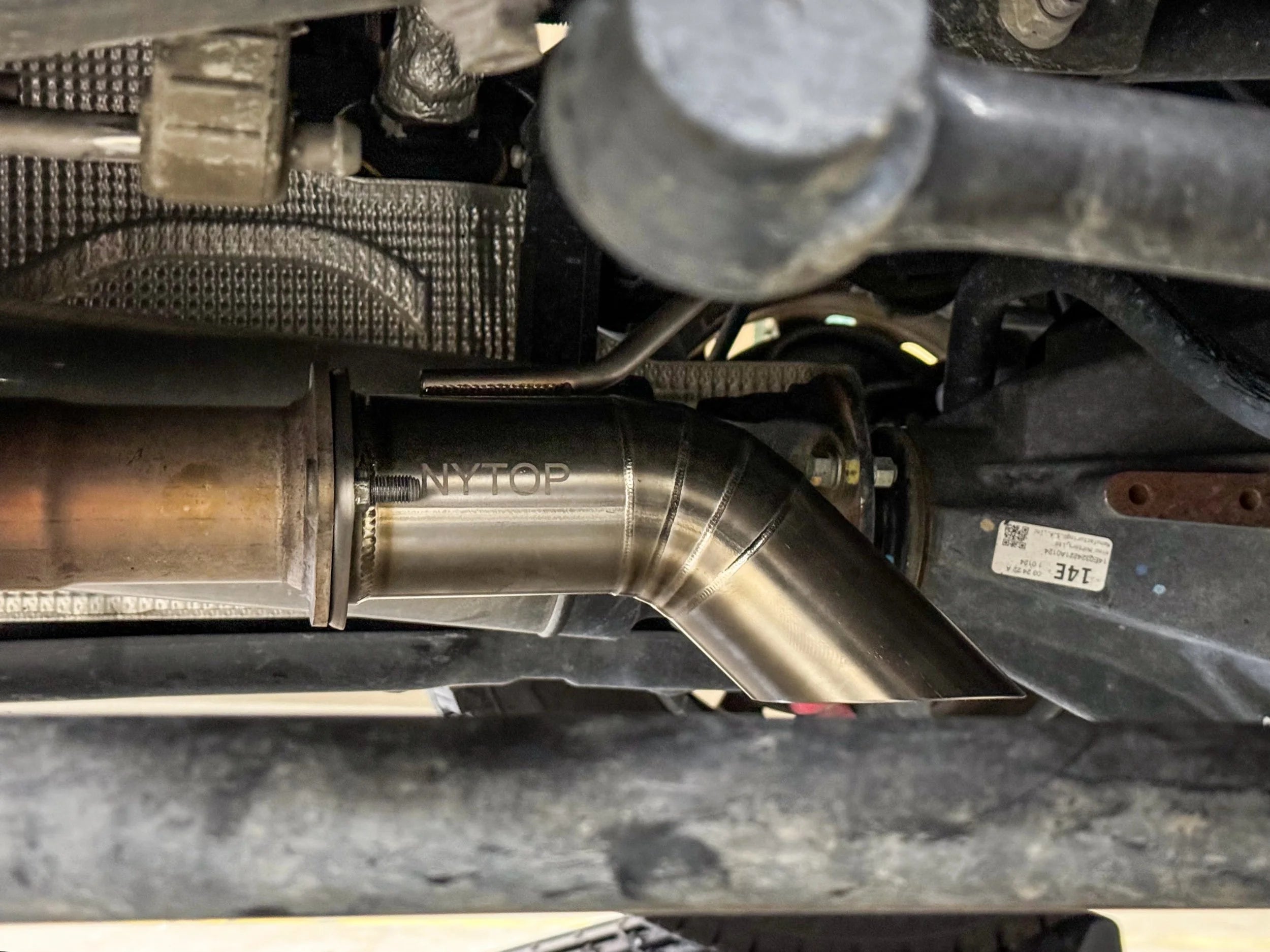 NYTOP Titanium Axle Dump Exhaust Tip For 2022-Current Toyota Tundra