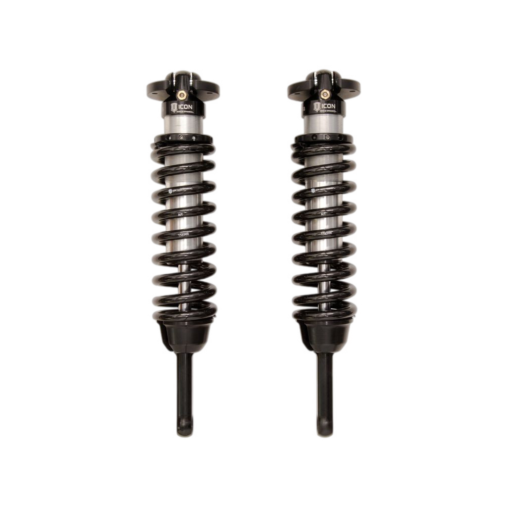 10-UP FJ/4RNR/10-23 GX EXT TRAVEL 2.5 VS IR Coilover Kit 700 featuring durable black springs and adjustable shocks for Toyota FJ Cruiser, 4Runner, and GX460 models.