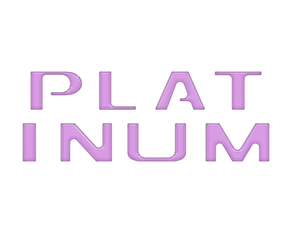 Lavender Platinum 3D tailgate letter inserts for Ford F-150 2021-2024 truck