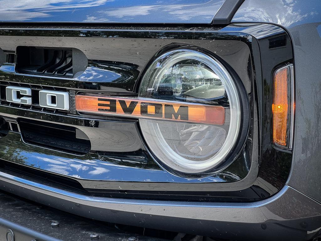 Printed Series Signature DRL Bar Overlays For 2021+ Bronco (Signature Headlights)