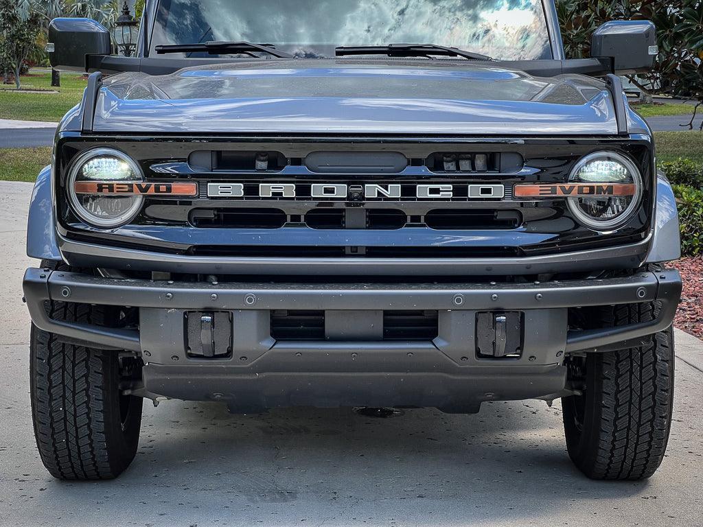 Printed Series Signature DRL Bar Overlays For 2021+ Bronco (Signature Headlights)
