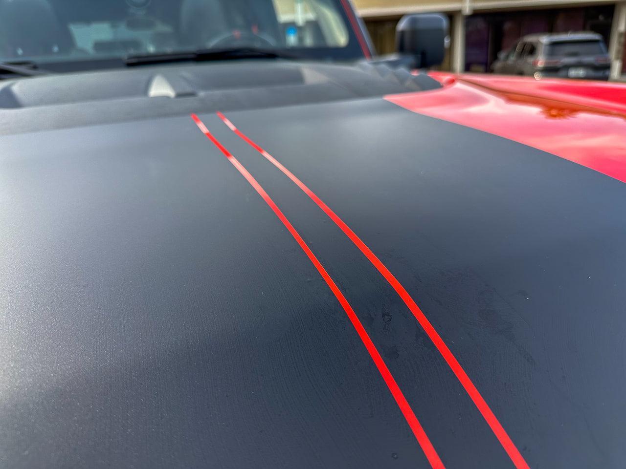 Racing Hood Stripes V1 For 2022+ Bronco Raptor