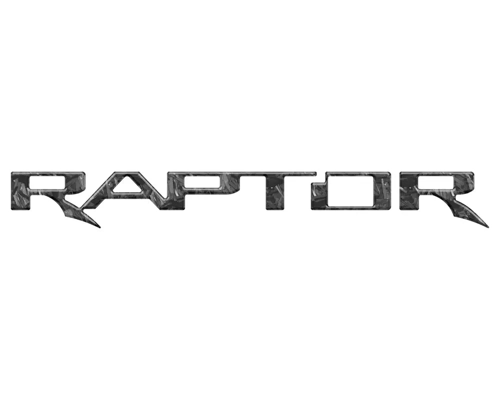 Raptor Tailgate Emblem Inserts Fits 2017-2026 Ford F-150 Raptor