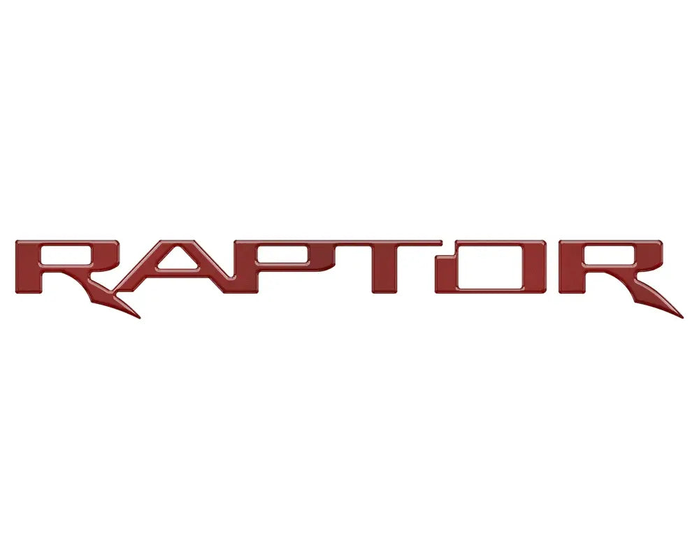 Raptor Tailgate Emblem Inserts Fits 2017-2026 Ford F-150 Raptor