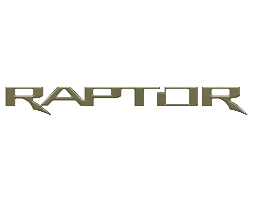 Raptor Tailgate Emblem Inserts Fits 2017-2026 Ford F-150 Raptor