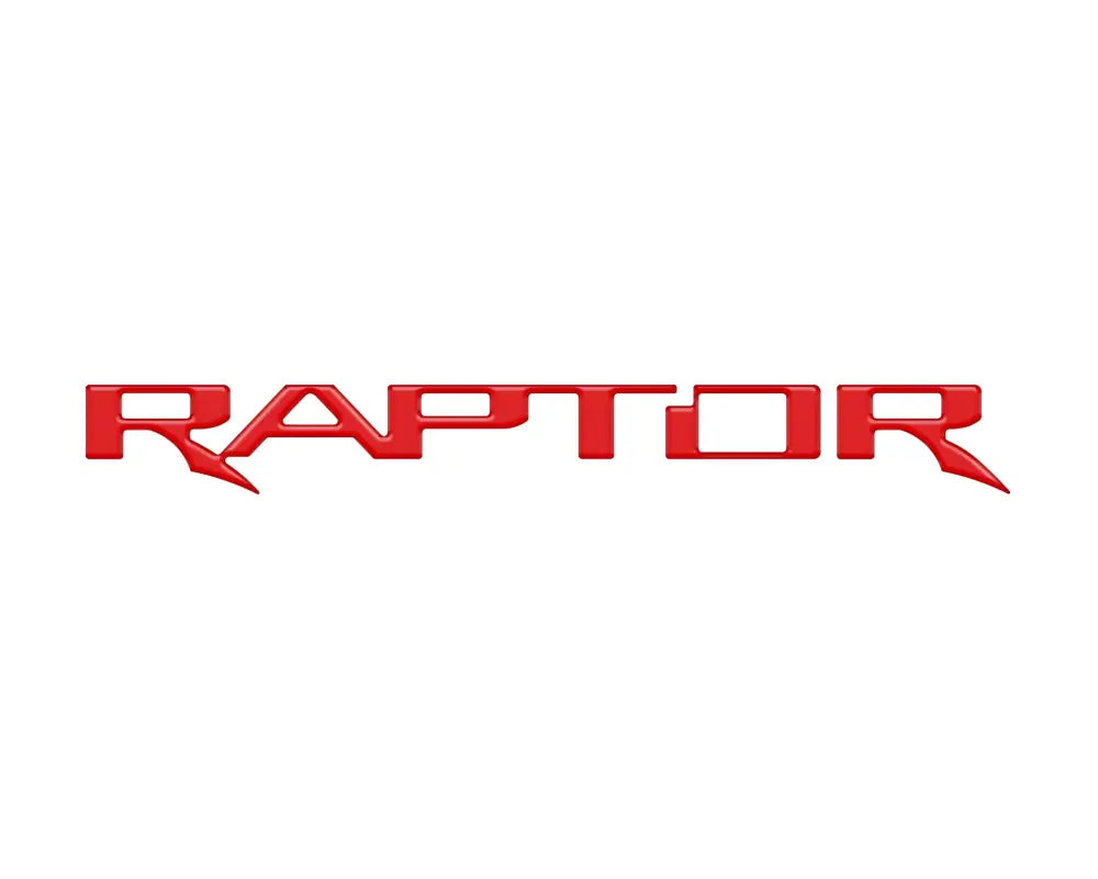 Raptor Tailgate Emblem Inserts Fits 2017-2026 Ford F-150 Raptor