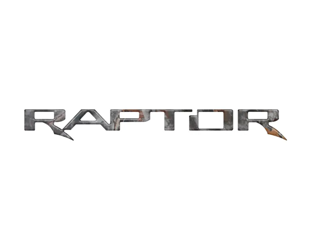 Raptor Tailgate Emblem Inserts Fits 2017-2026 Ford F-150 Raptor
