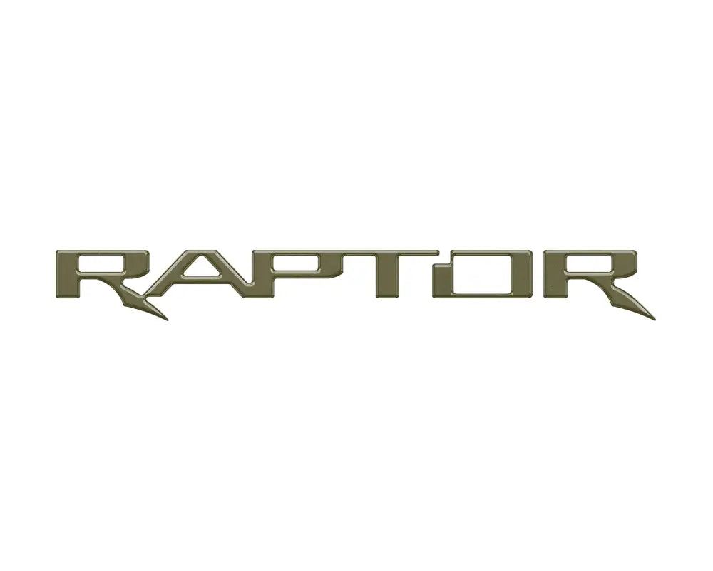 Raptor Tailgate Emblem Inserts Fits 2017-2026 Ford F-150 Raptor