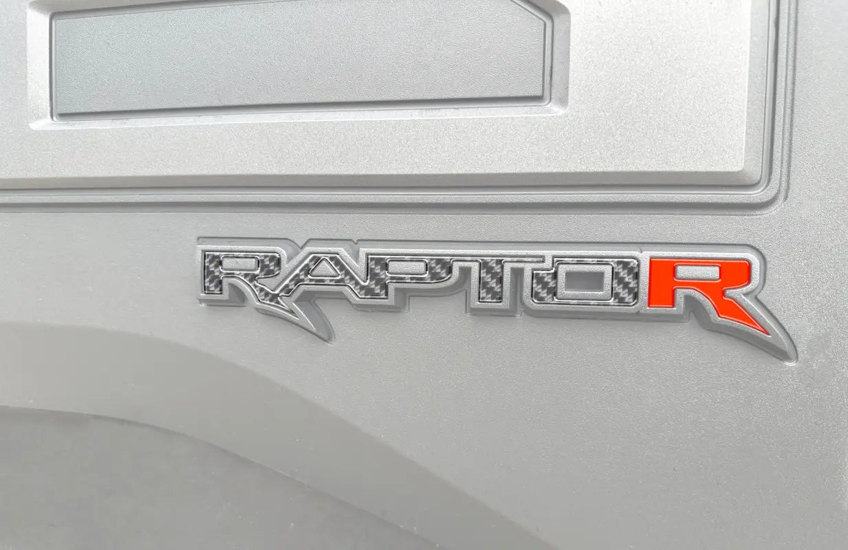 Raptor Tailgate Emblem Inserts Fits 2017-2026 Ford F-150 Raptor
