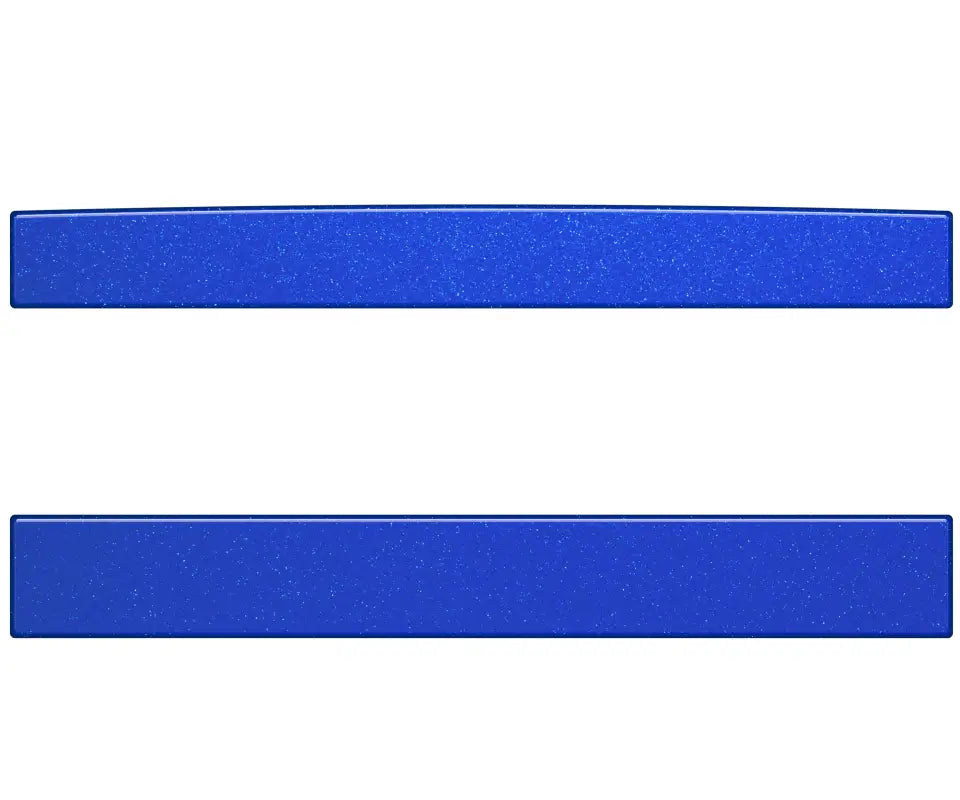 Rear Power Sliding Window Accent Overlays Fits 16-23 Tacoma - Custom Text / *OE Color - Blue Crush - Exterior