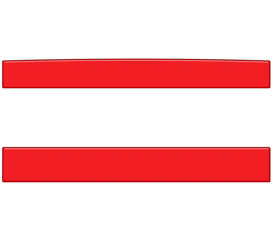 Rear Power Sliding Window Accent Trim Fits 2016-2020 Toyota Tacoma *OE Color - Gloss TRD Red w/Custom Text