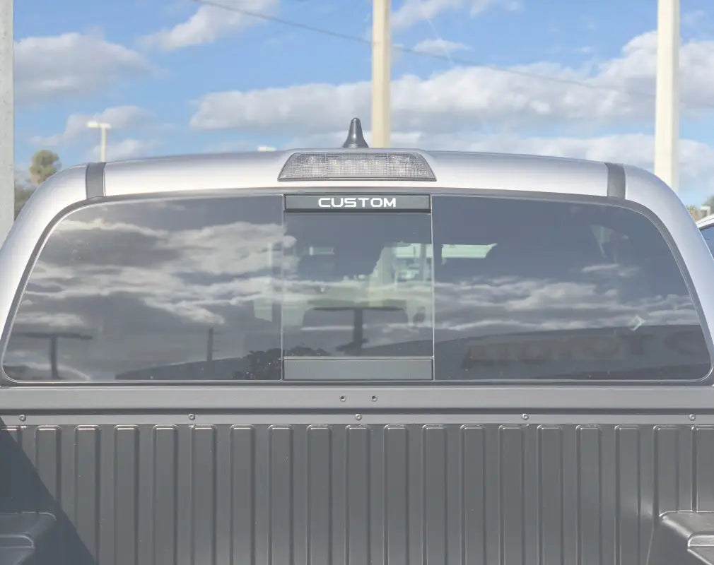 Rear Power Sliding Window Accent Overlays Fits 16-23 Tacoma - Exterior Accessories > Decals