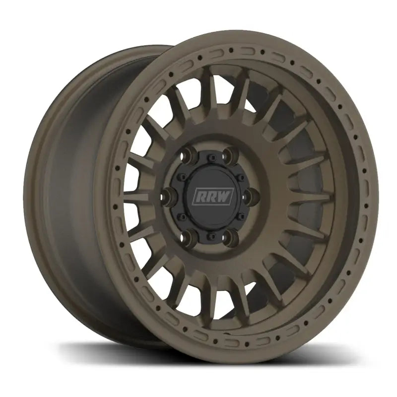 Bronze-colored off-road wheel from RG7-H Hybrid MonoForged Series with embossed ABS design