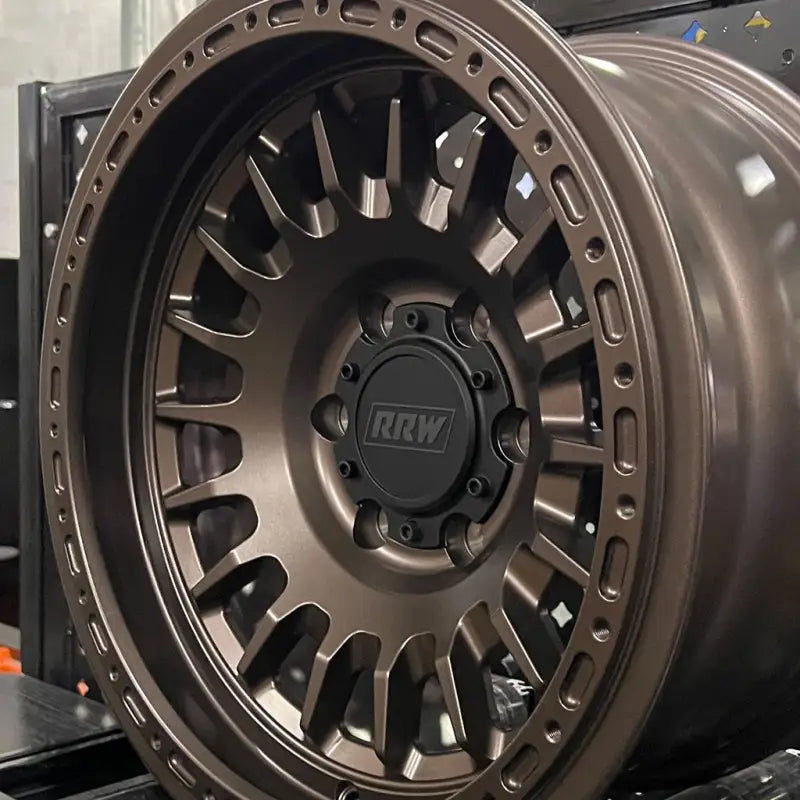 Bronze-colored Off-Road Wheel from RG7-H Hybrid MonoForged Series with Embossed ABS