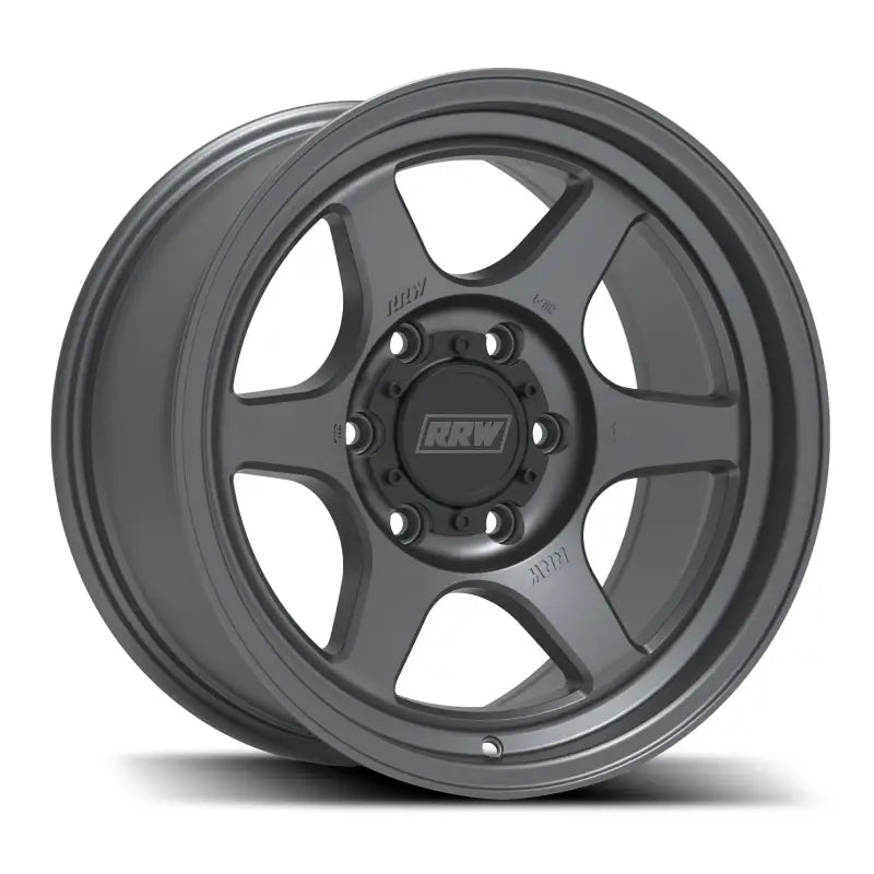 Gray six-spoke flow-formed wheel enhancing braking performance and driving experience
