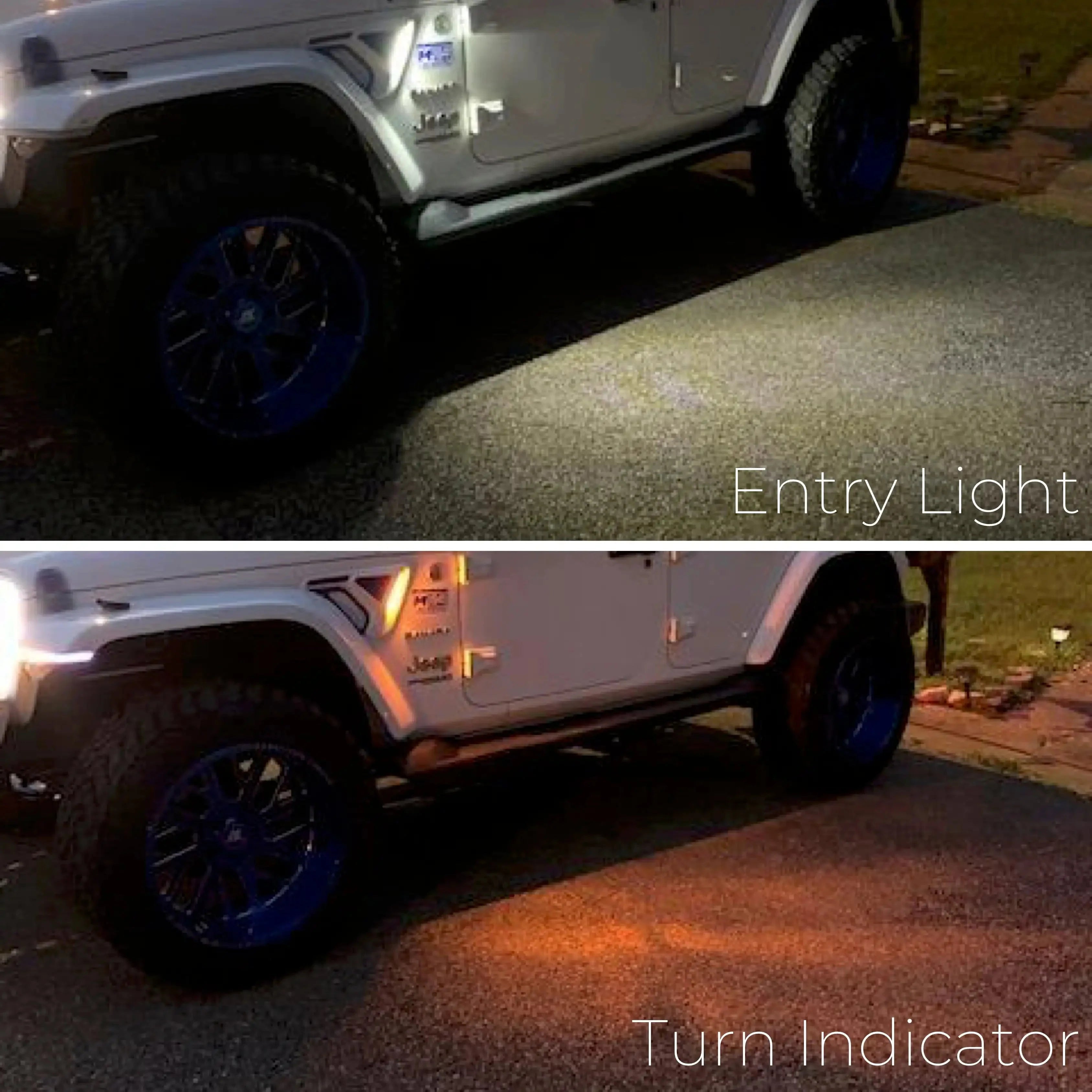 Sidetrack LED Fender Lights For Jeep Wrangler JL & Gladiator JT - Entry & Turn Signal | ORACLE