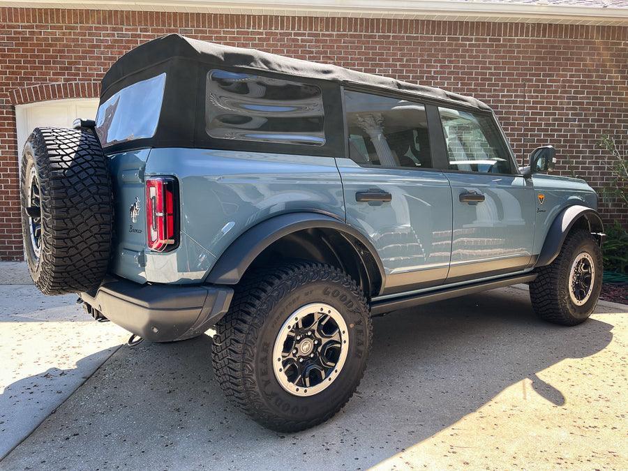 Smoked Sidemarker Overlays (Front and Rear) For 2021+ Bronco (w/ LED Taillights)