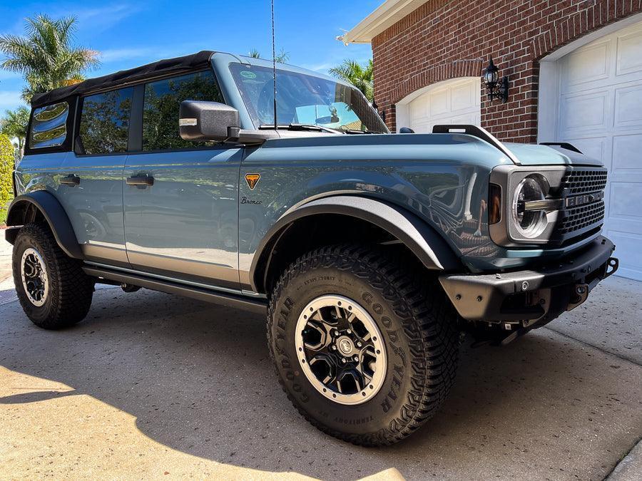 Smoked Sidemarker Overlays (Front Only) For 2021+ Bronco (ALL)