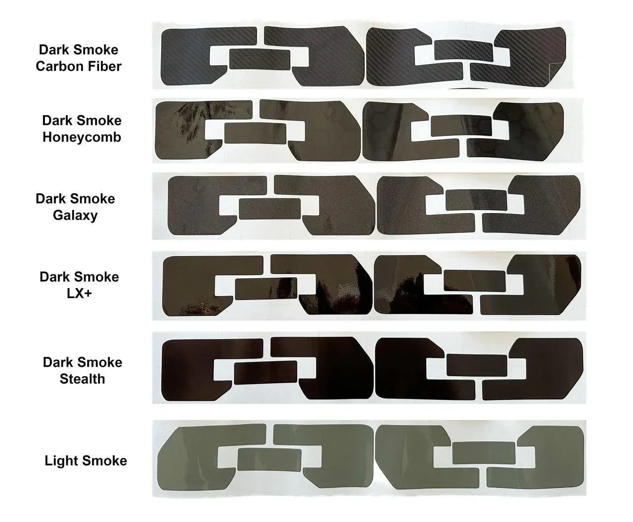 Smoked Sidemarker Overlays (Front Only) For 2021+ Bronco (ALL)
