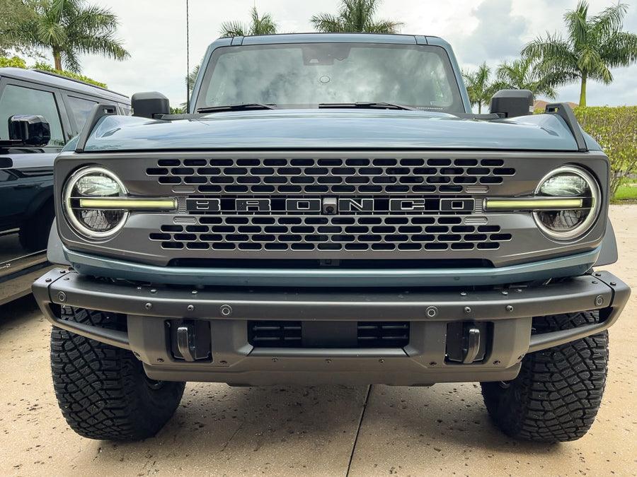Smoked Signature DRL Bar Overlays For 2021+ Bronco (Signature Headlights)