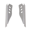 Silver metal spindle gussets with holes for 1st gen SEQUOIA control arms