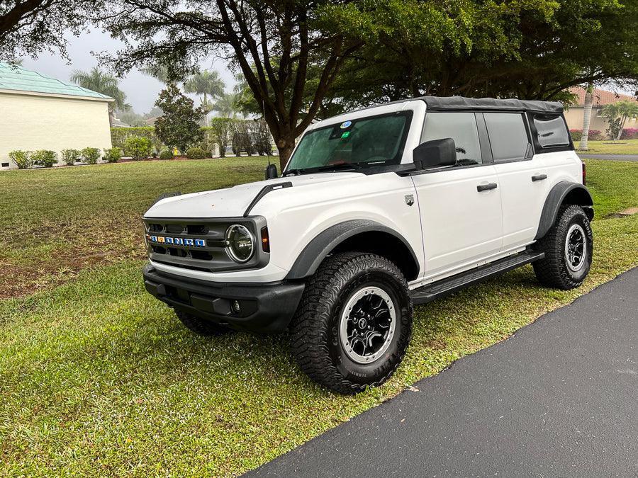 Standard Smoked Sidemarker Overlays (Front and Rear) For 2021+ Bronco (w/ Halogen Taillights)