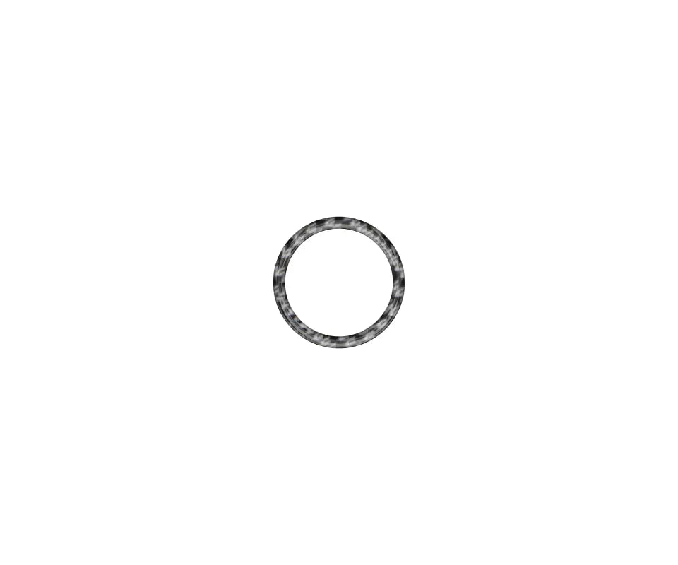 Standalone Start Button Accent Trim designed for 2019-2024 Toyota Rav4, featuring a modern and durable decorative ring for vehicle interiors.