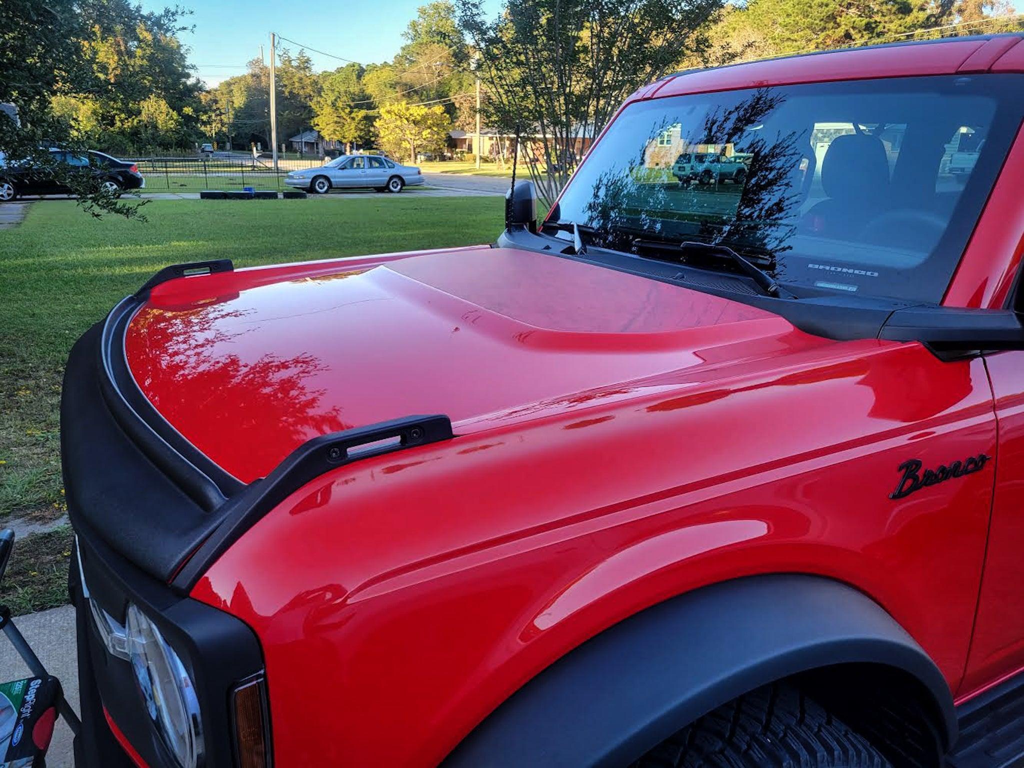 Stealth Clear Moab Topographic Map Hood Overlay For 2021+ Bronco