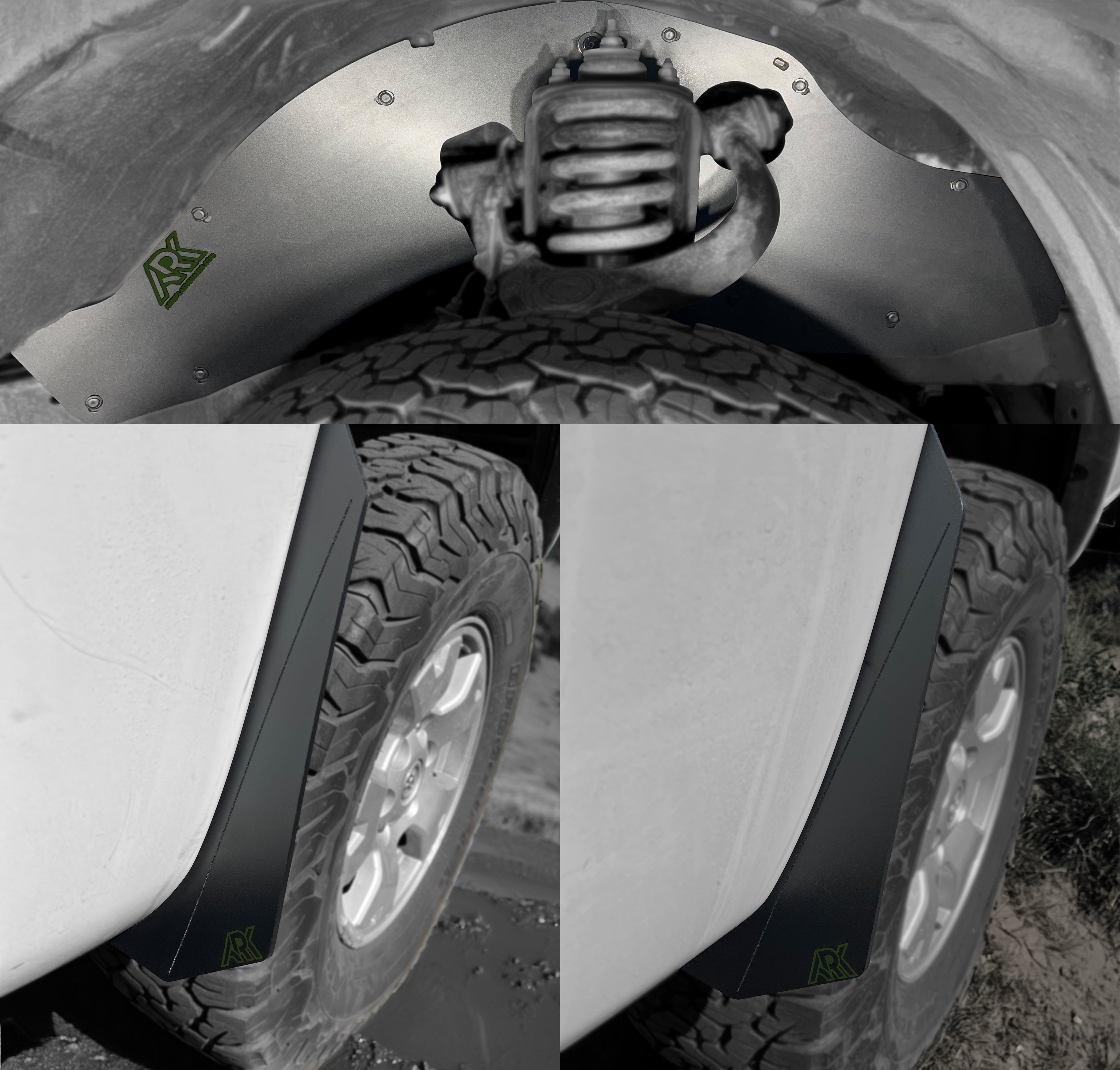 TriXpoly Splash Guards & Micros For 2005-2015 Toyota Tacoma