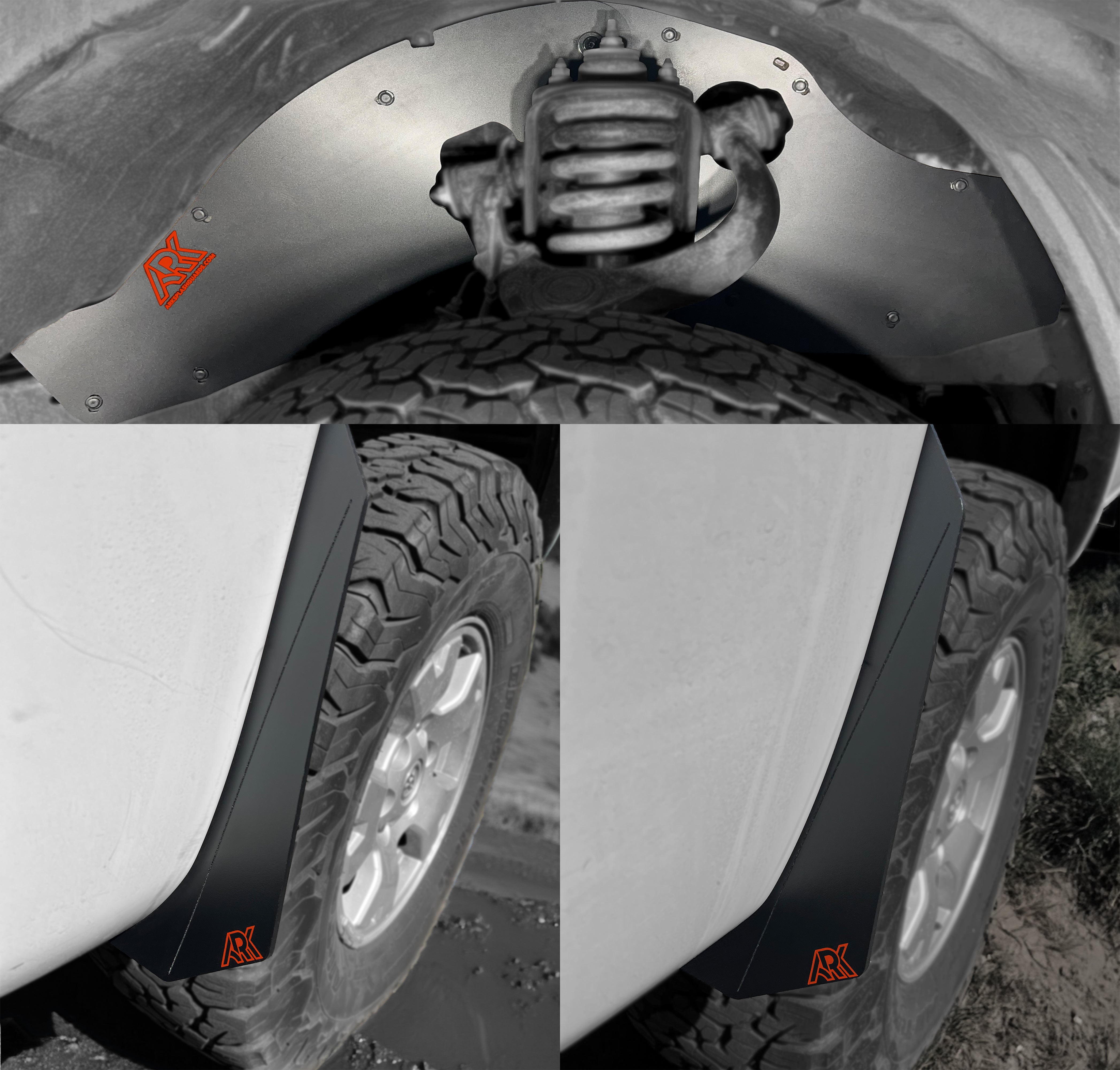 TriXpoly Splash Guards & Micros For 2005-2015 Toyota Tacoma