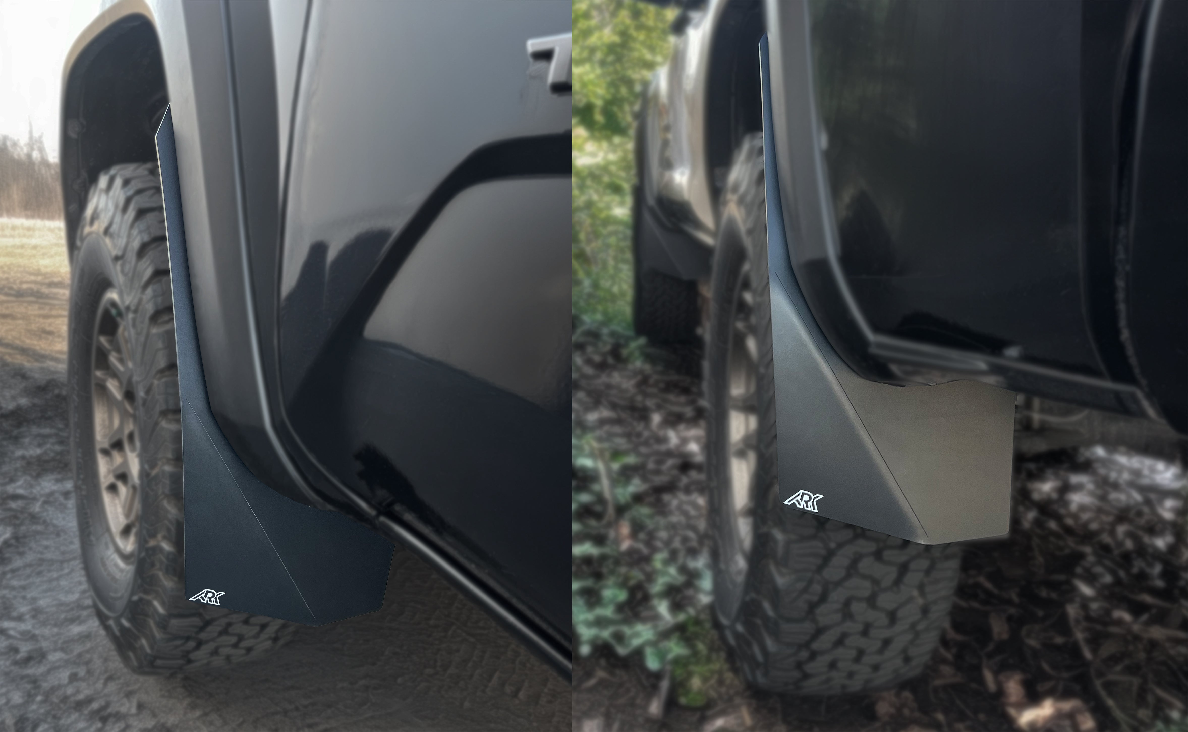 TriXpoly Splash Guards & Mudflap Micros For 2016-2023 Toyota Tacoma