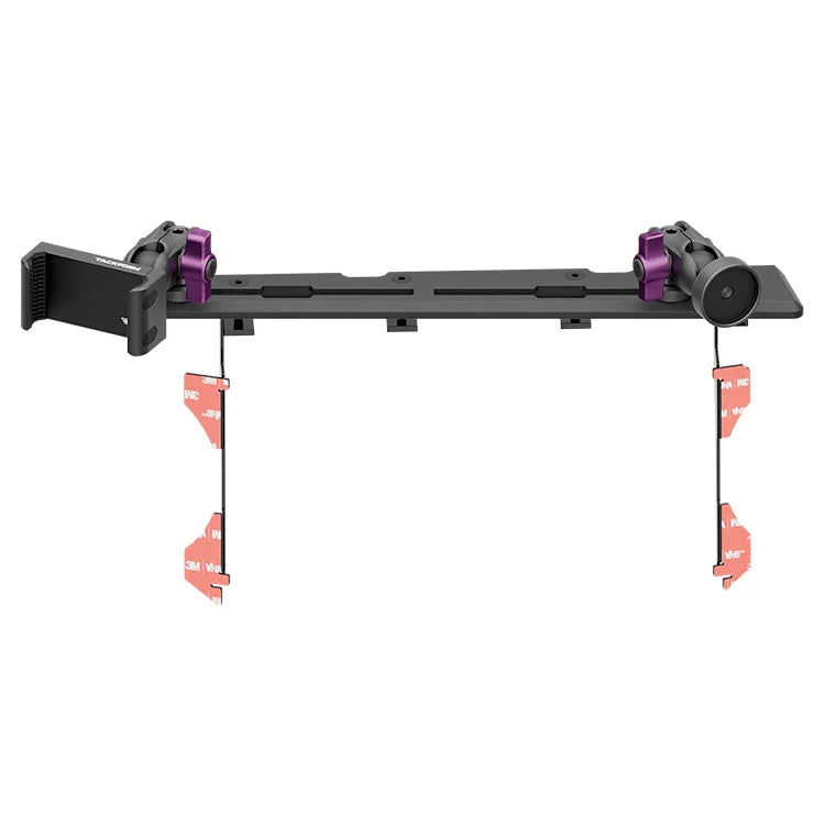 Dash Mount For 2016-2023 Toyota Tacoma Tackform Slim Track Dash Bracket With 20LITE Phone & Midland Magnetic CB Radio Mic Mounts