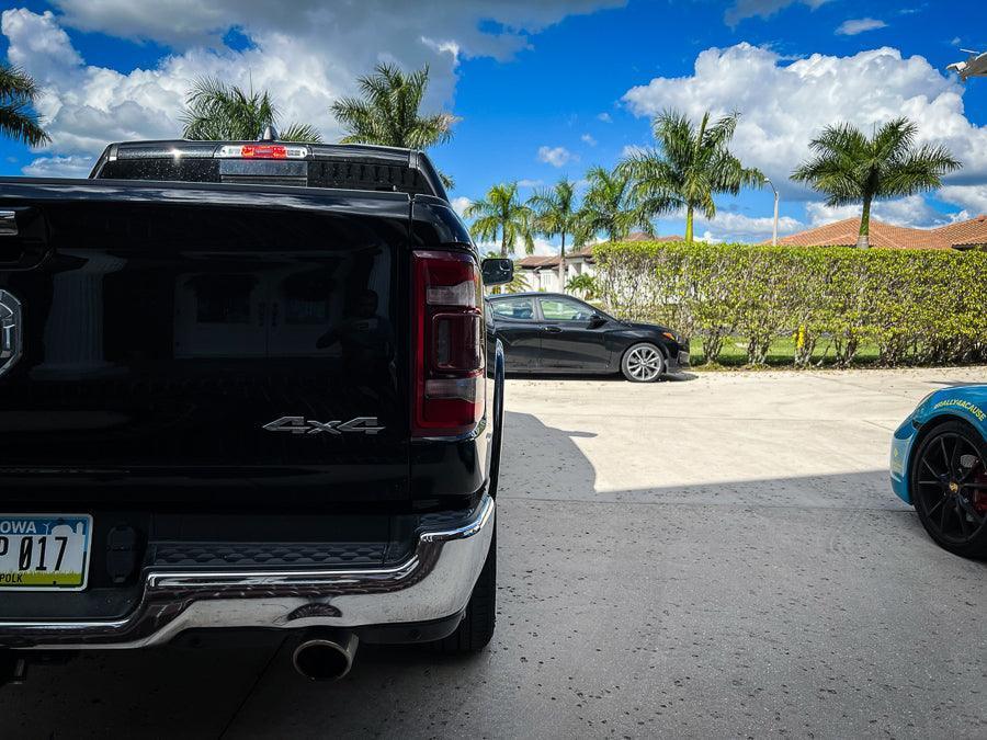 Tail Light Overlays For 2019-2022 RAM 1500 (w/ Blind Spot and Cross Path Detection)