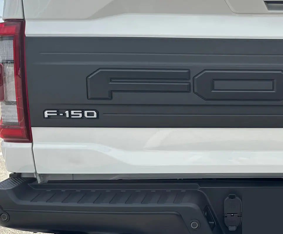 Ford F-150 tailgate applique emblem accent trim for Raptor, King Ranch, Platinum, Limited