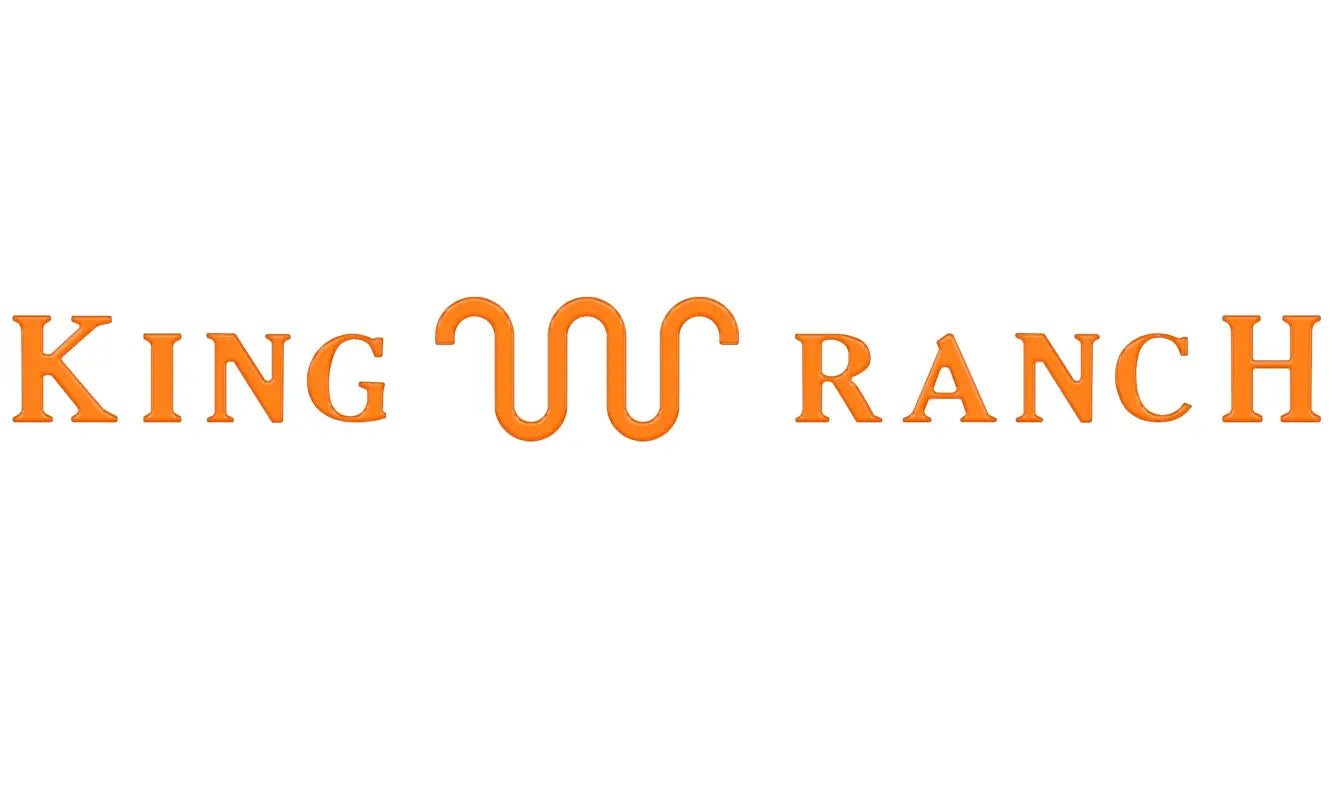 Orange King Ranch logo tailgate letter inserts for 2023-2024 Ford Super Duty King Ranch