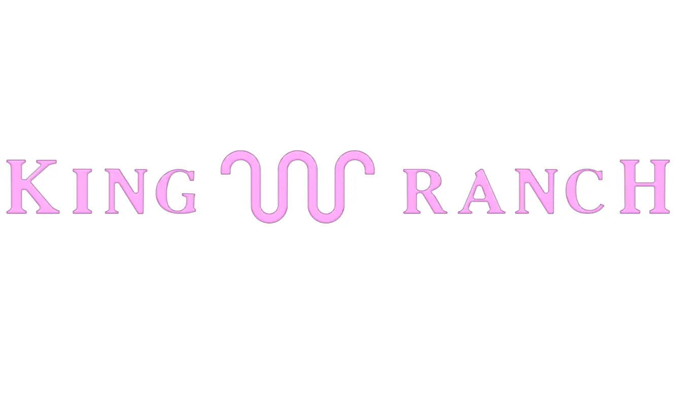 Pink King Ranch logo tailgate letter inserts for 2023-2024 Ford Super Duty King Ranch
