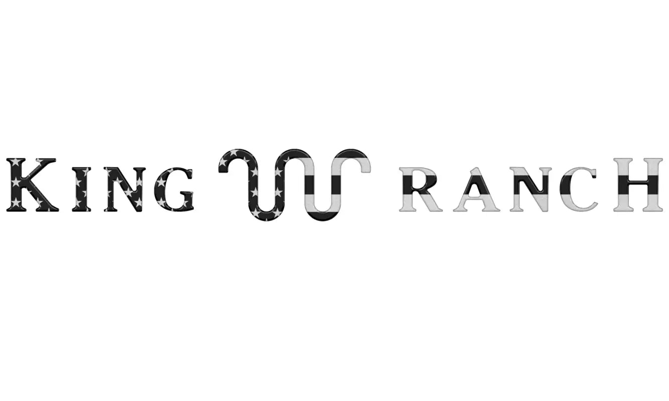King Ranch logo tailgate letter inserts for 2023-2024 Ford Super Duty King Ranch