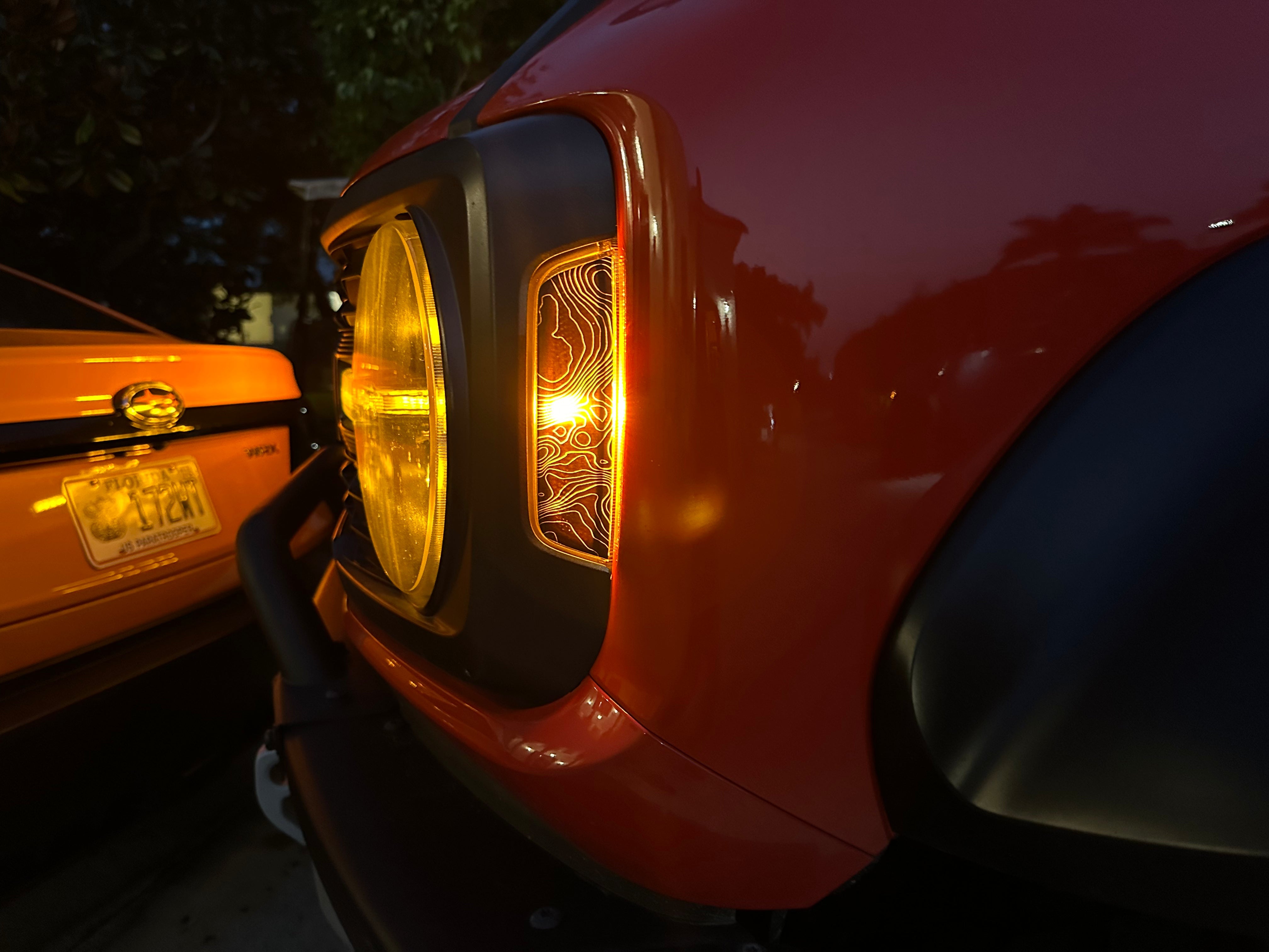 Topo Sidemarker Overlays (Front Only, Printed Series) For 2021+ Bronco (ALL)