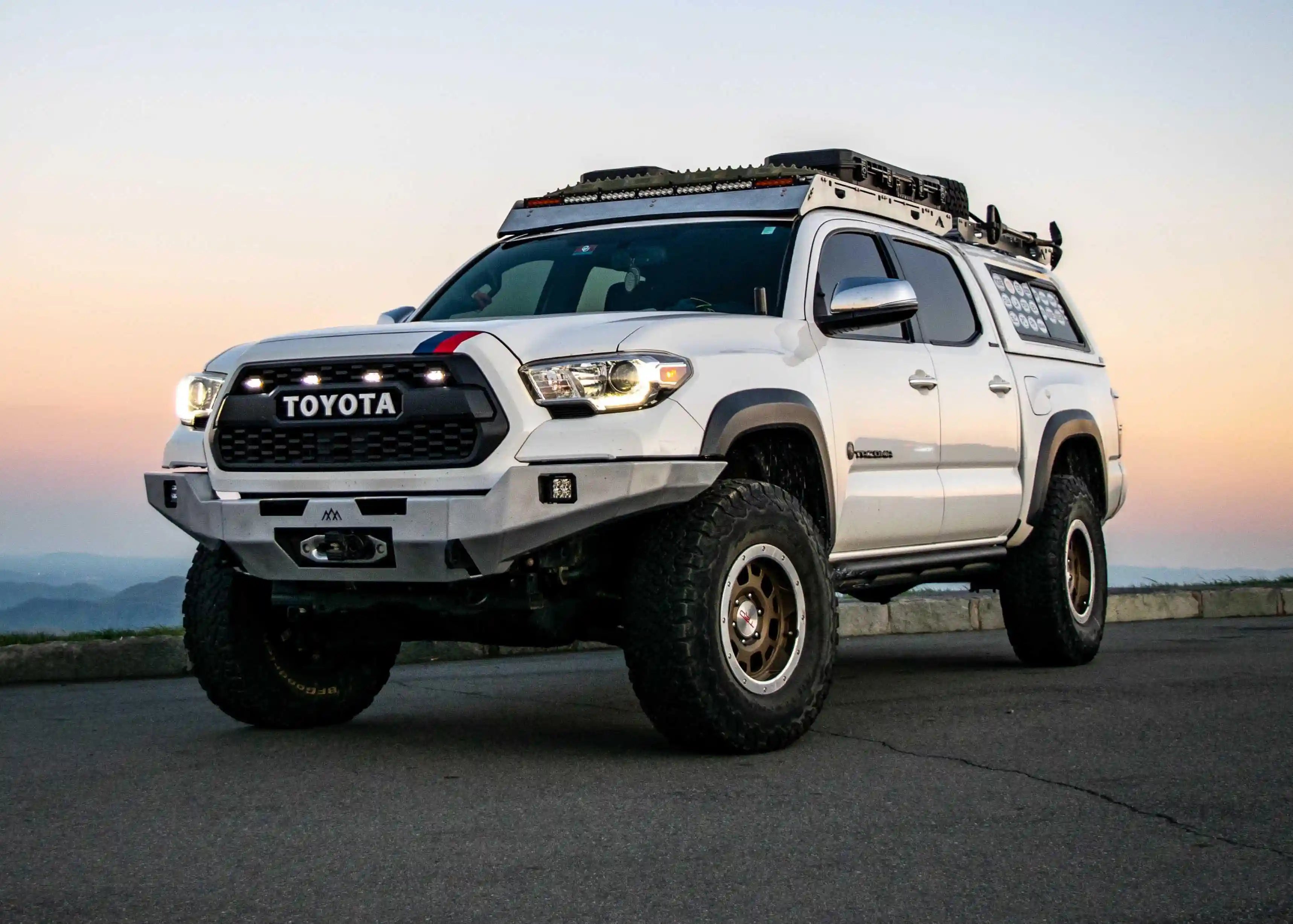 Hi-Lite Overland Front Bumper For Toyota Tacoma 3rd Gen (2016-2023) [No Bull Bar]